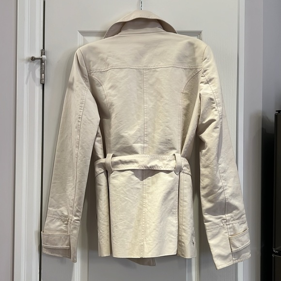 Cassis short trench coat small double breasted - Picture 3 of 8